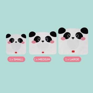 Legami Set of 3 Reusable Snack Bags