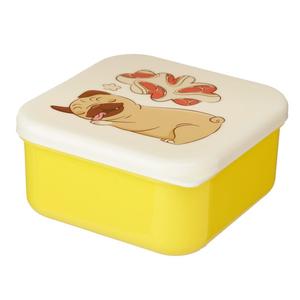 Set of 3 Stacking Lunch Boxes S/M/L - Choose from Pug Dog or Unicorn