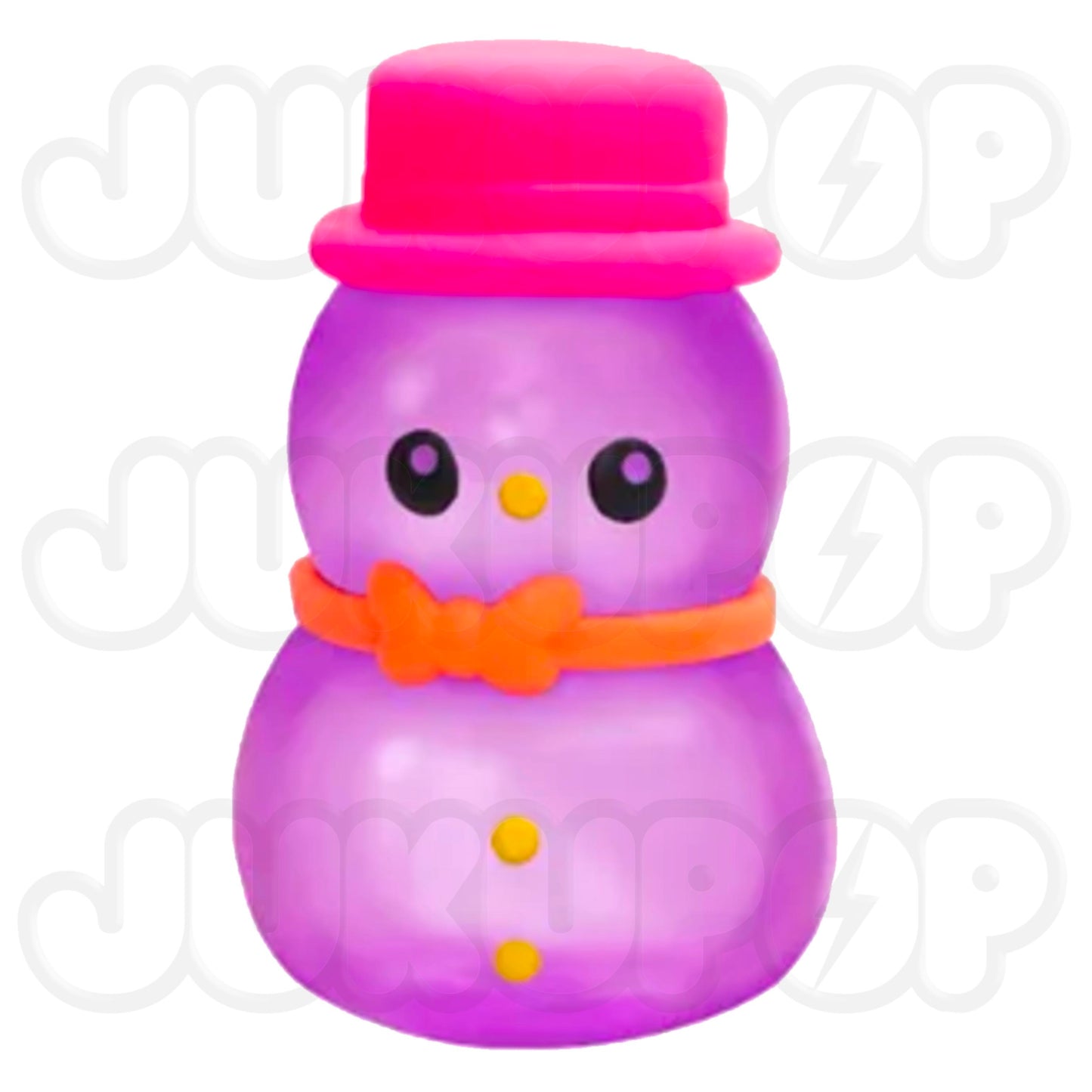 Needoh Groovy the Glowman Snowman - Glows in the Dark - Squishy Sensory Fidget Toy