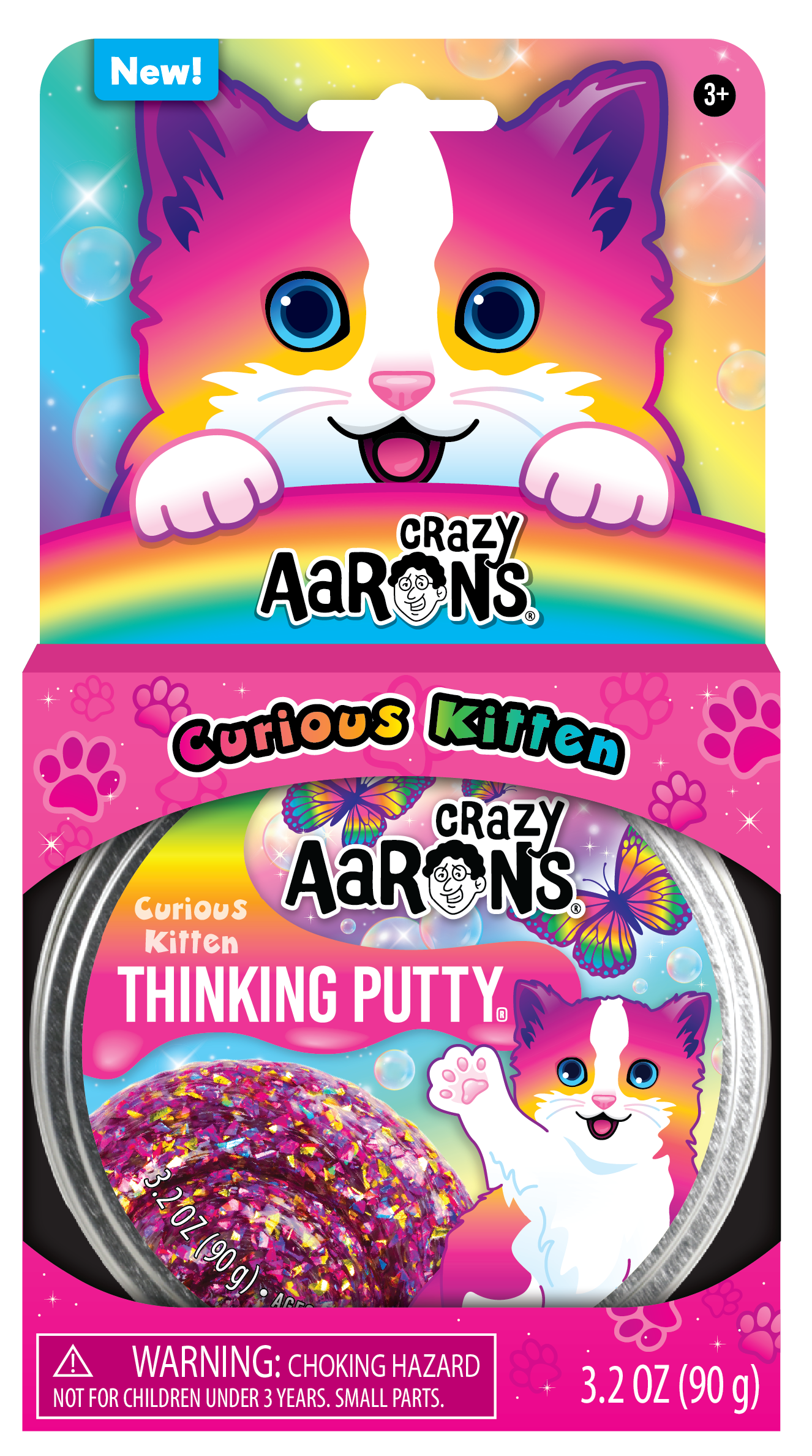 Crazy Aaron’s Thinking Putty 90g – Assorted Styles (Honey Hive, Kawaii Cute, Dino Scales & More)