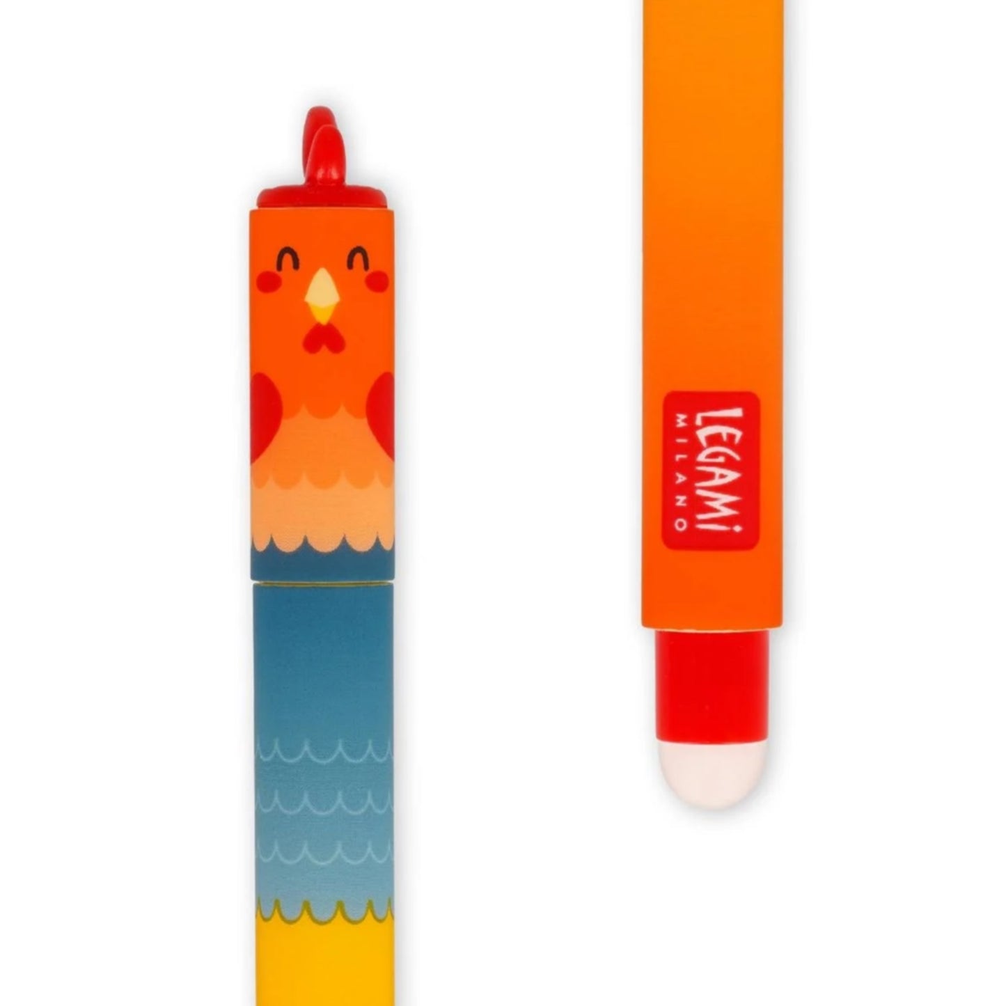 Legami Set Of 4 Erasable Gel Pens - Farm Sweet Farm Animals