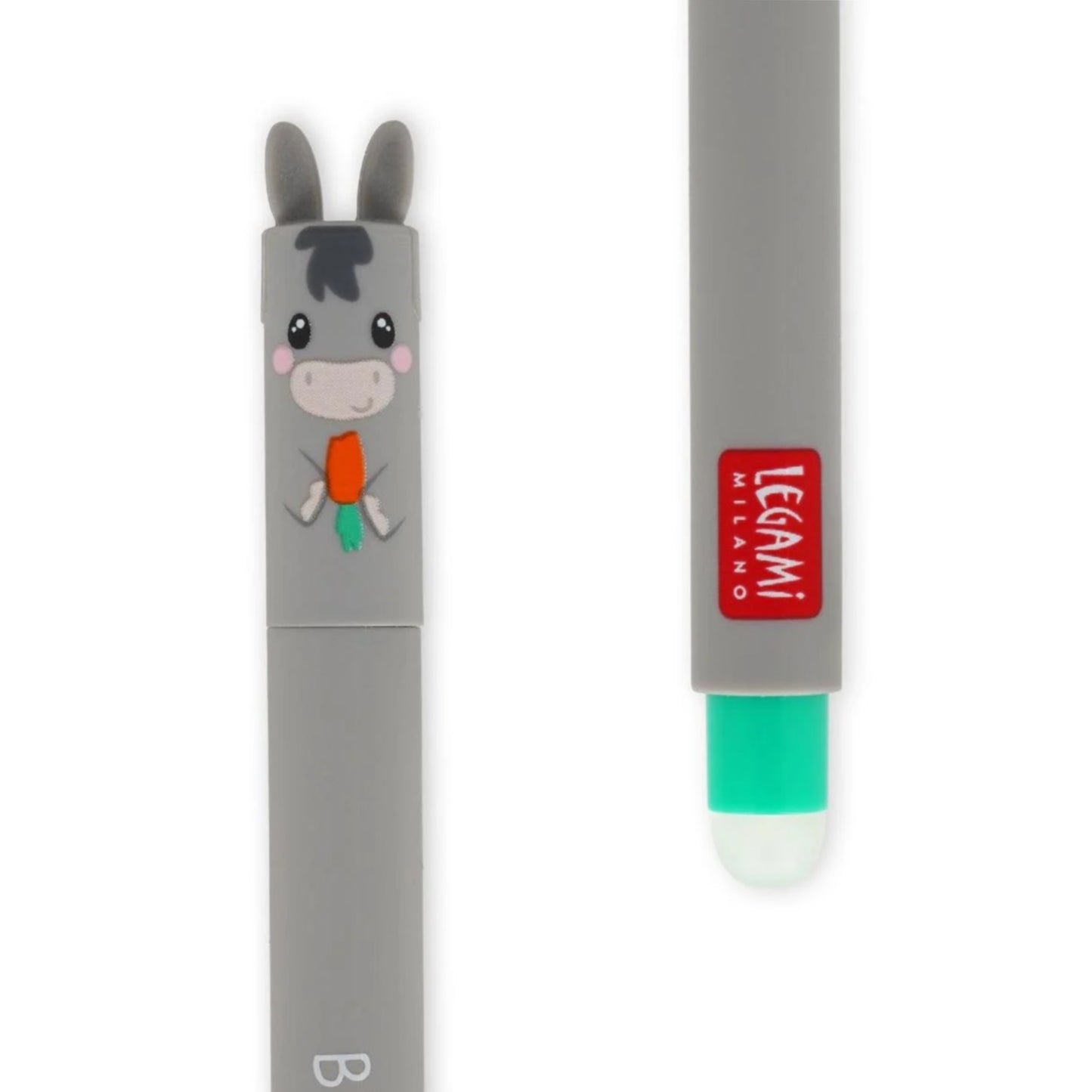 Legami Set Of 4 Erasable Gel Pens - Farm Sweet Farm Animals