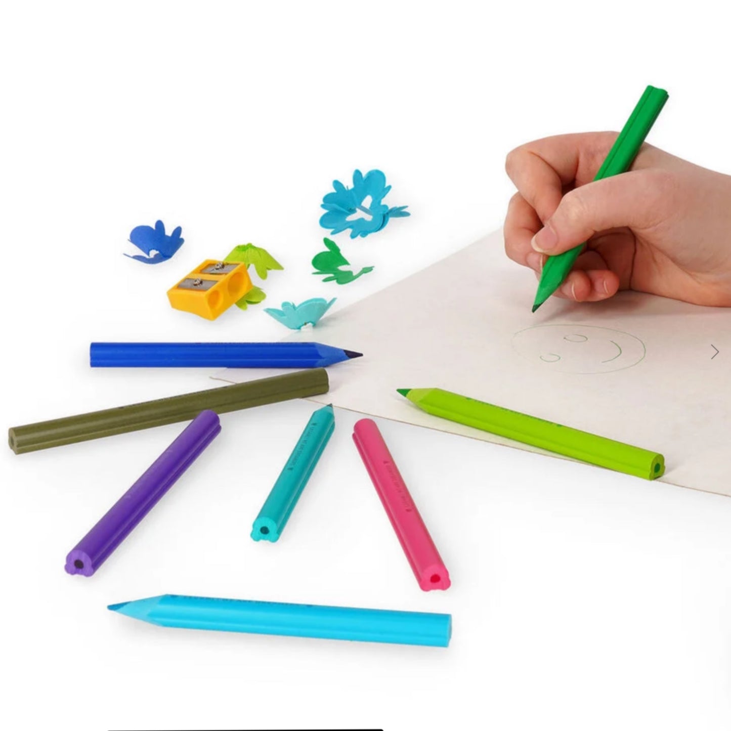 Legami Set of 24 Colouring Pencil with Sharpener - Teddy Friends