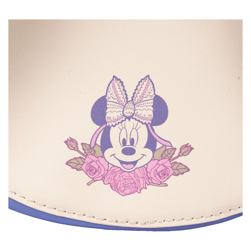 Loungefly Minnie Mouse Floral and Lace Mini Backpack