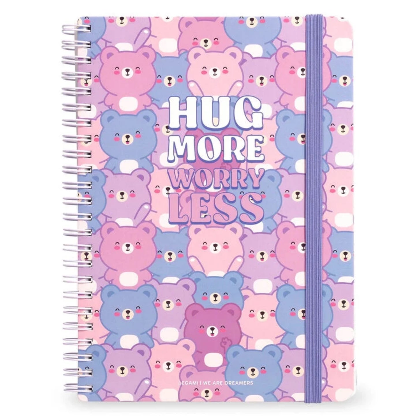 Legami A5 Lined Spiral Notebook With STICKERS - Corgi, Unicorn, Tarot Celestial, Red Panda & Travel Designs