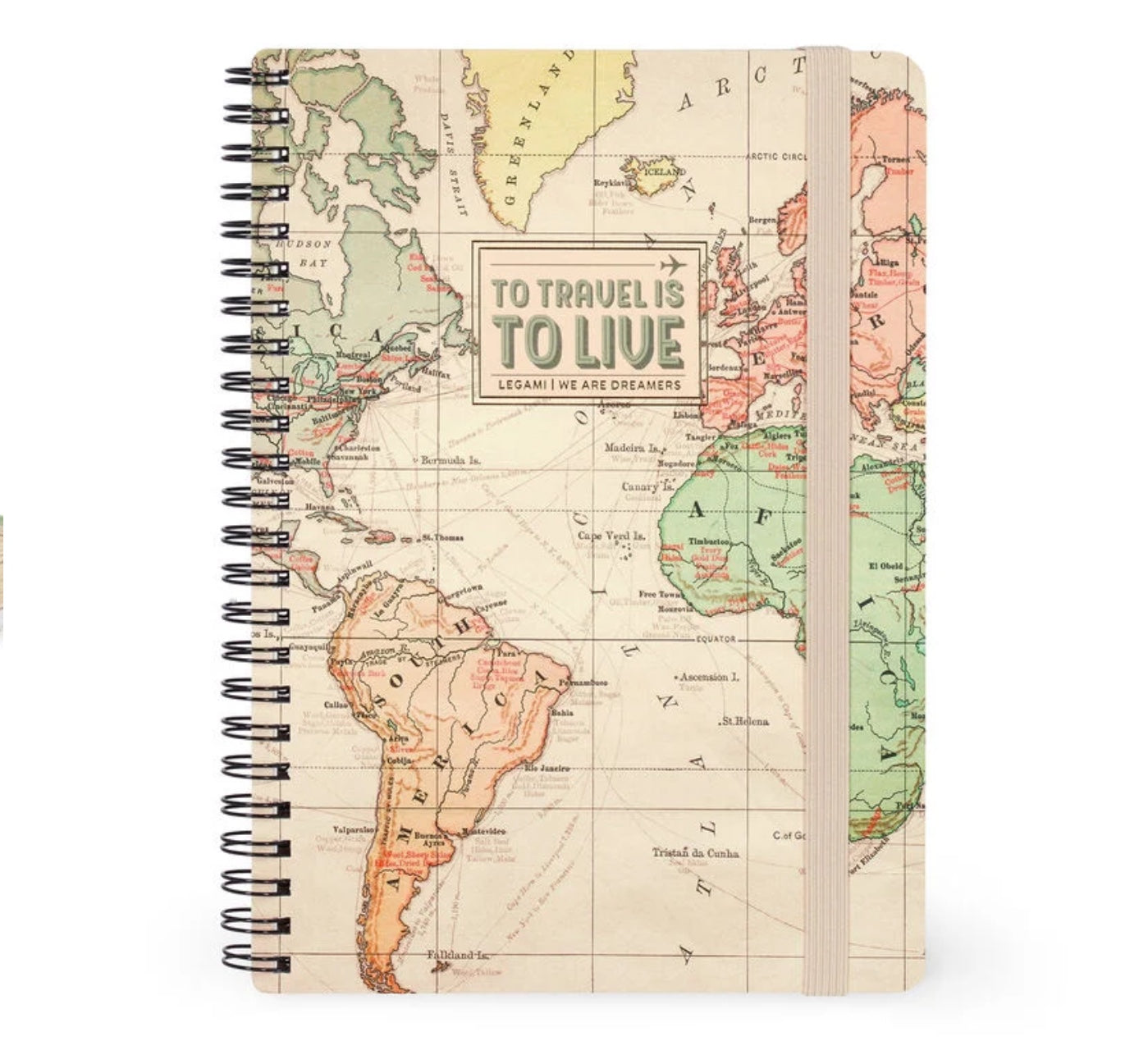 Legami A5 Lined Spiral Notebook With STICKERS - Corgi, Unicorn, Tarot Celestial, Red Panda & Travel Designs