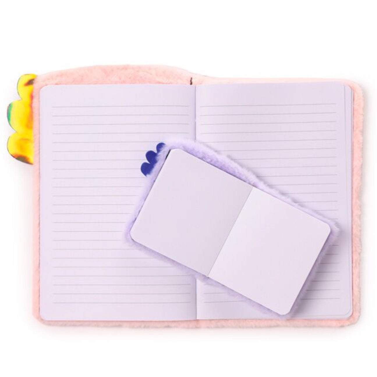 Adoramals Maddie the Axolotl Plush Notebook with Pouch & Mini Notebook