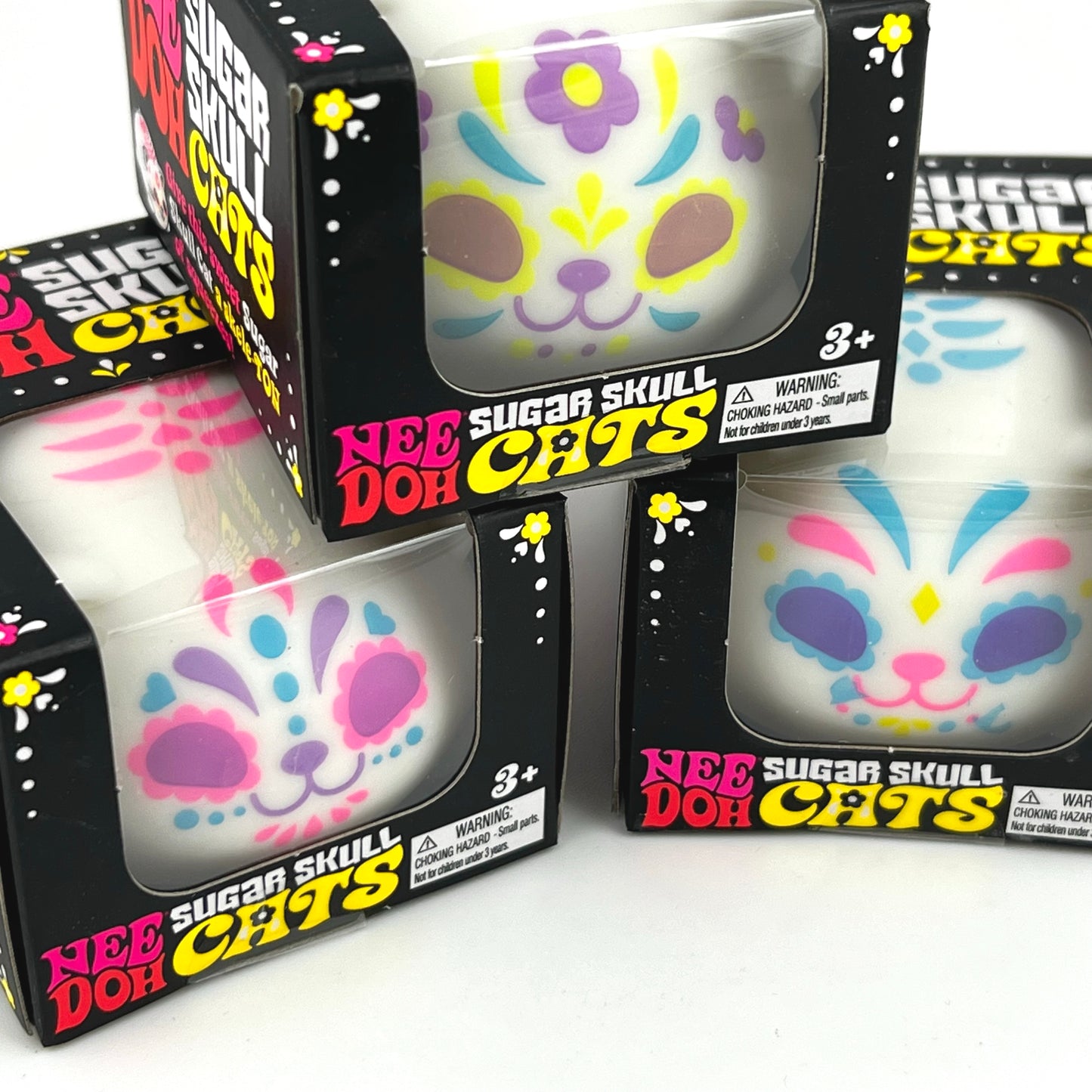 NeeDoh Sugar Skull Cats Sensory Fidget Toy