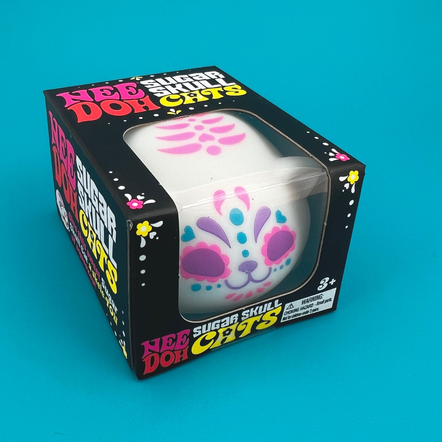 NeeDoh Sugar Skull Cats Sensory Fidget Toy