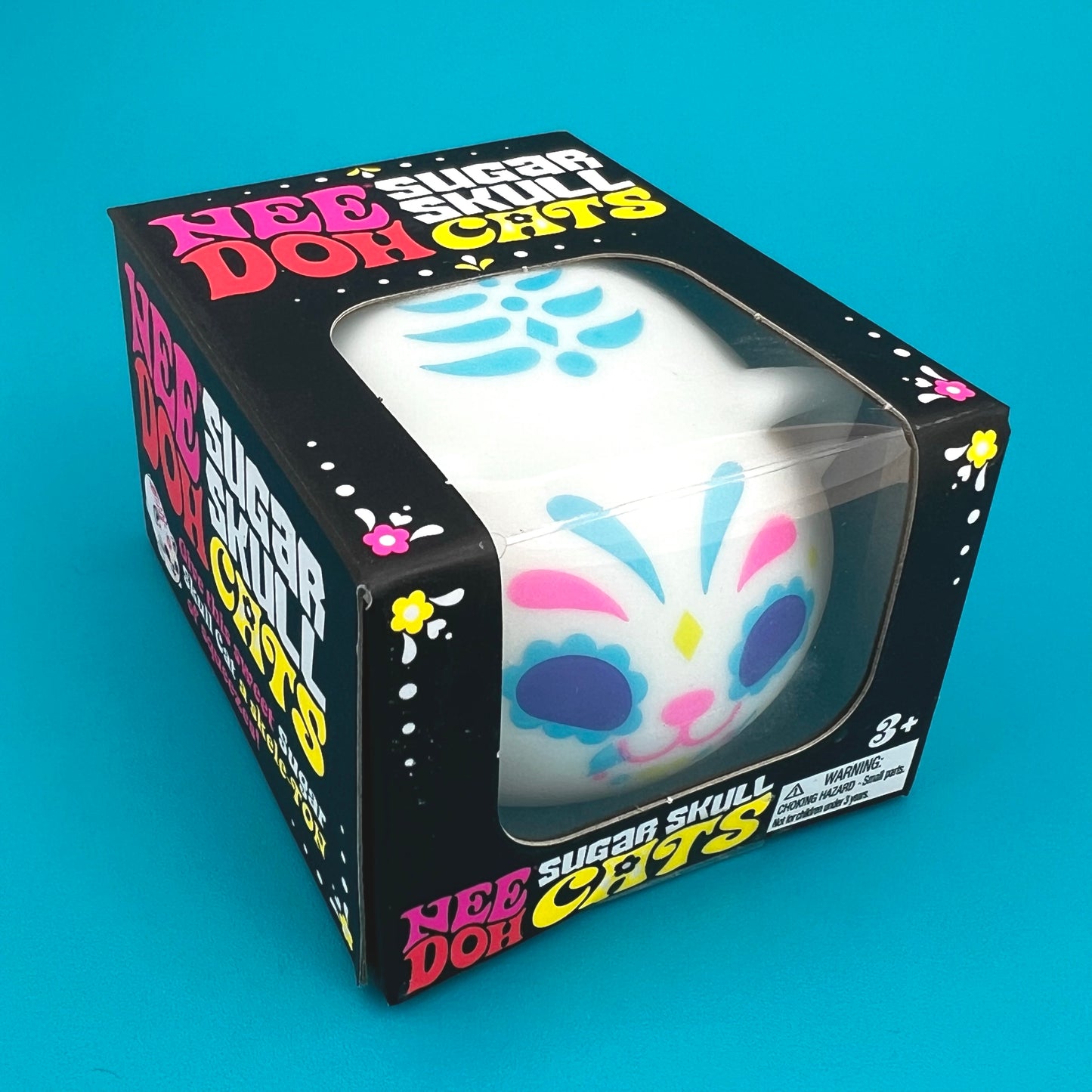NeeDoh Sugar Skull Cats Sensory Fidget Toy