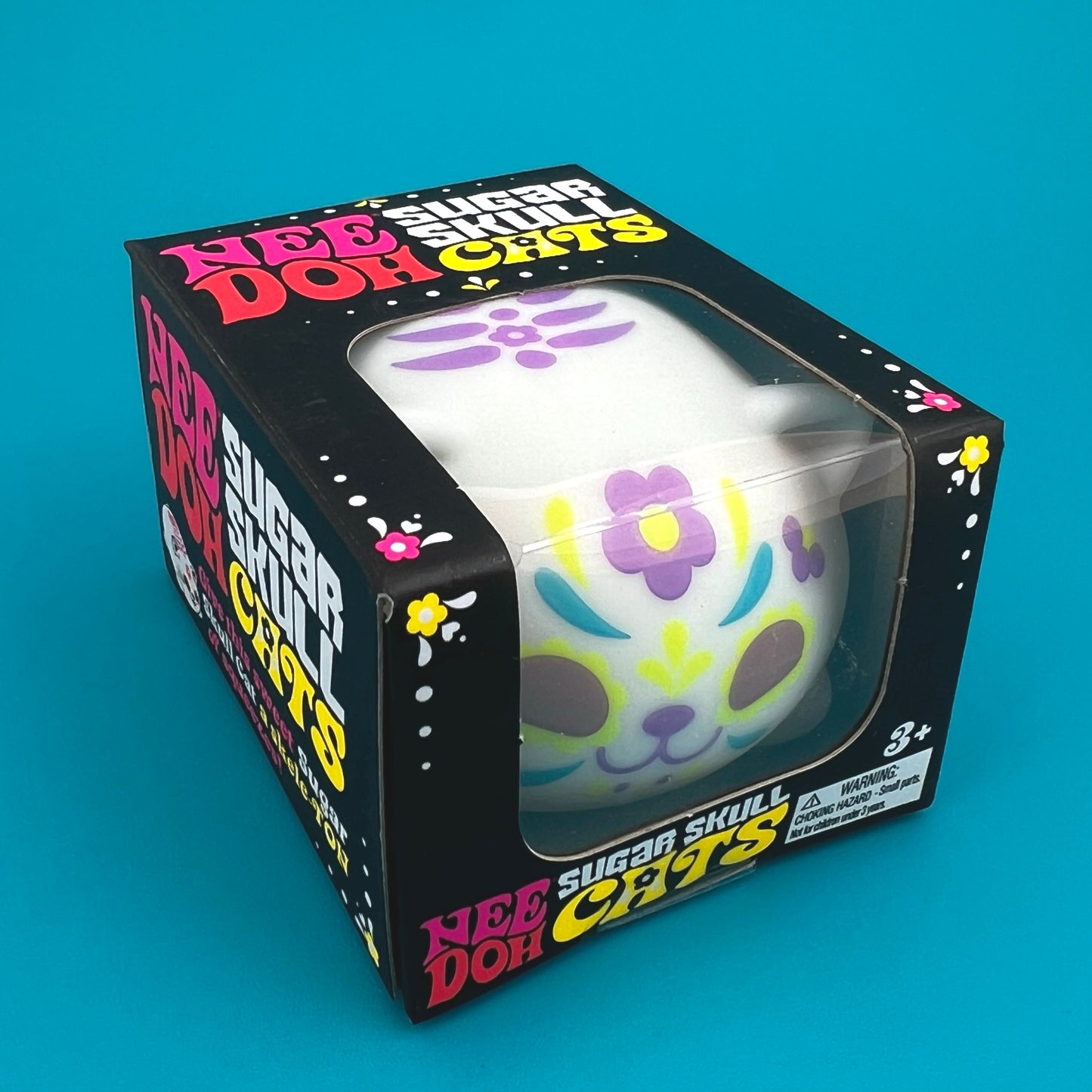 NeeDoh Sugar Skull Cats Sensory Fidget Toy