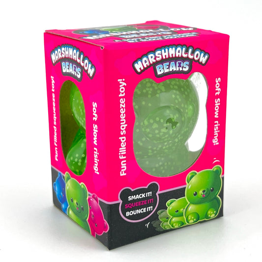 Marshmallow Bears Maltose Sugar Glow in the Dark Slow Rise Sensory Fidget Toy