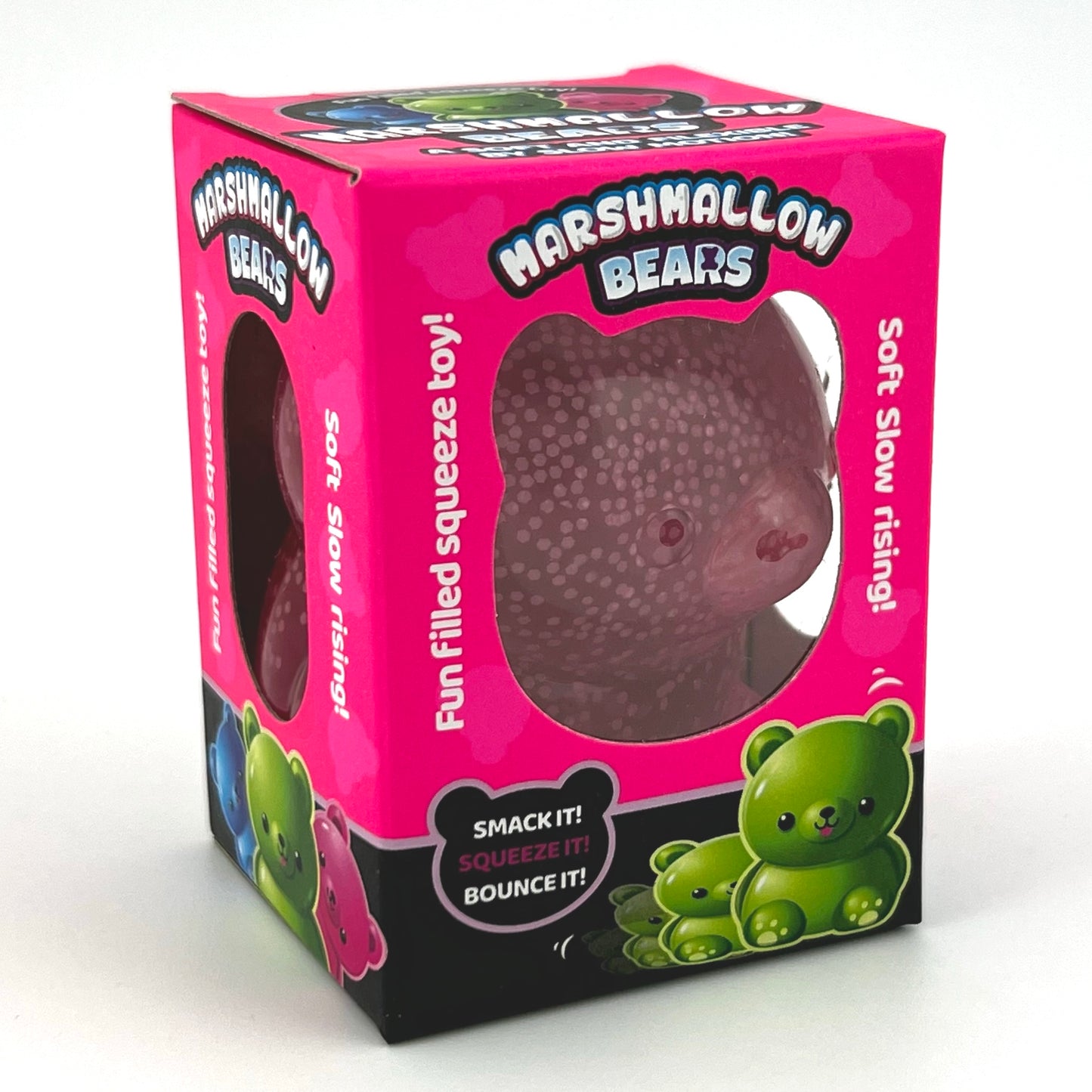 Marshmallow Bears Maltose Sugar Glow in the Dark Slow Rise Sensory Fidget Toy