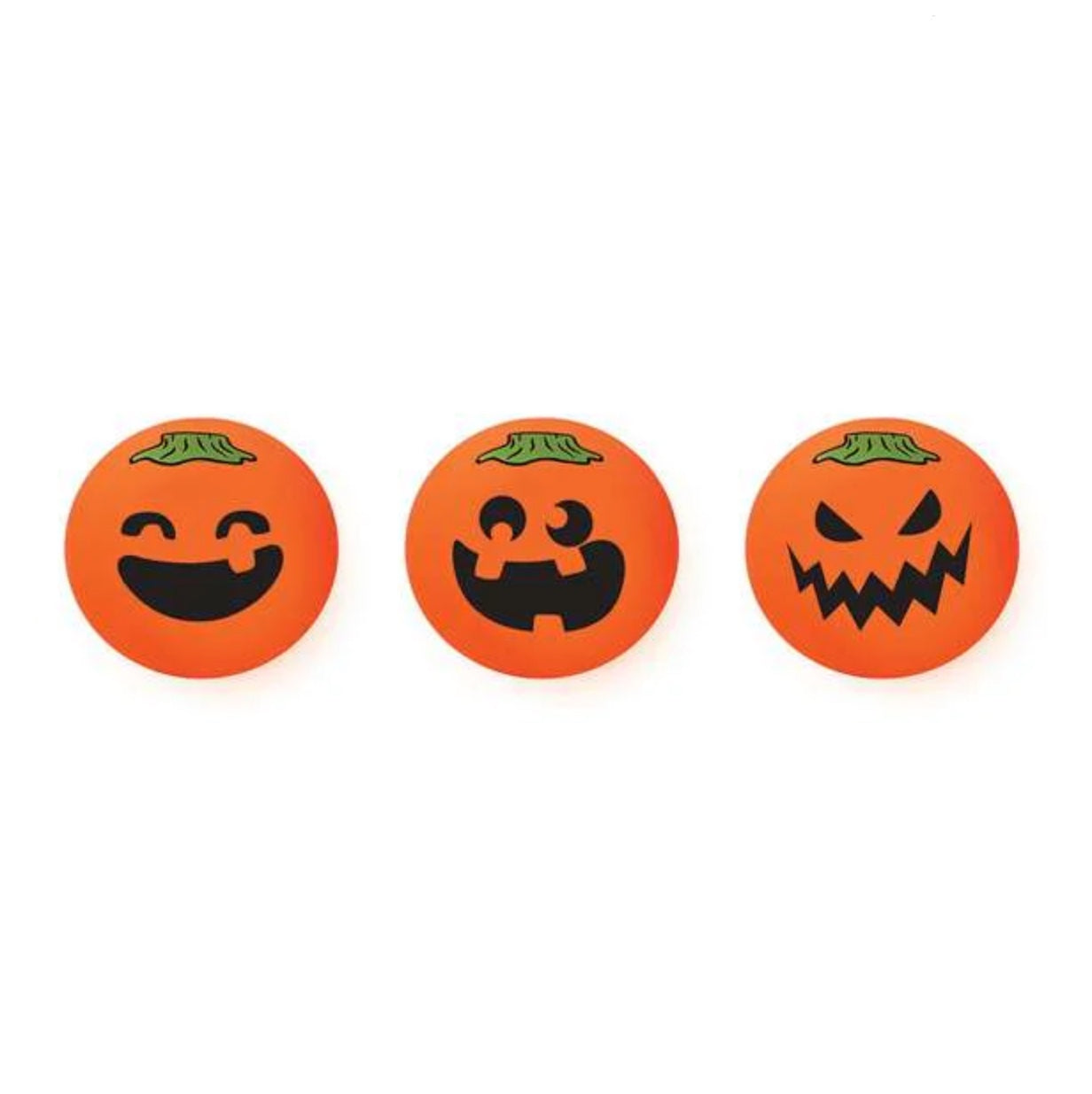 Needoh Teenie Jack-Glow Lanterns 3 Pack - Glow in the Dark Squishy Fidget Toy For ADHD, Autism & Anxiety Relief - Spooky Halloween Pumpkin