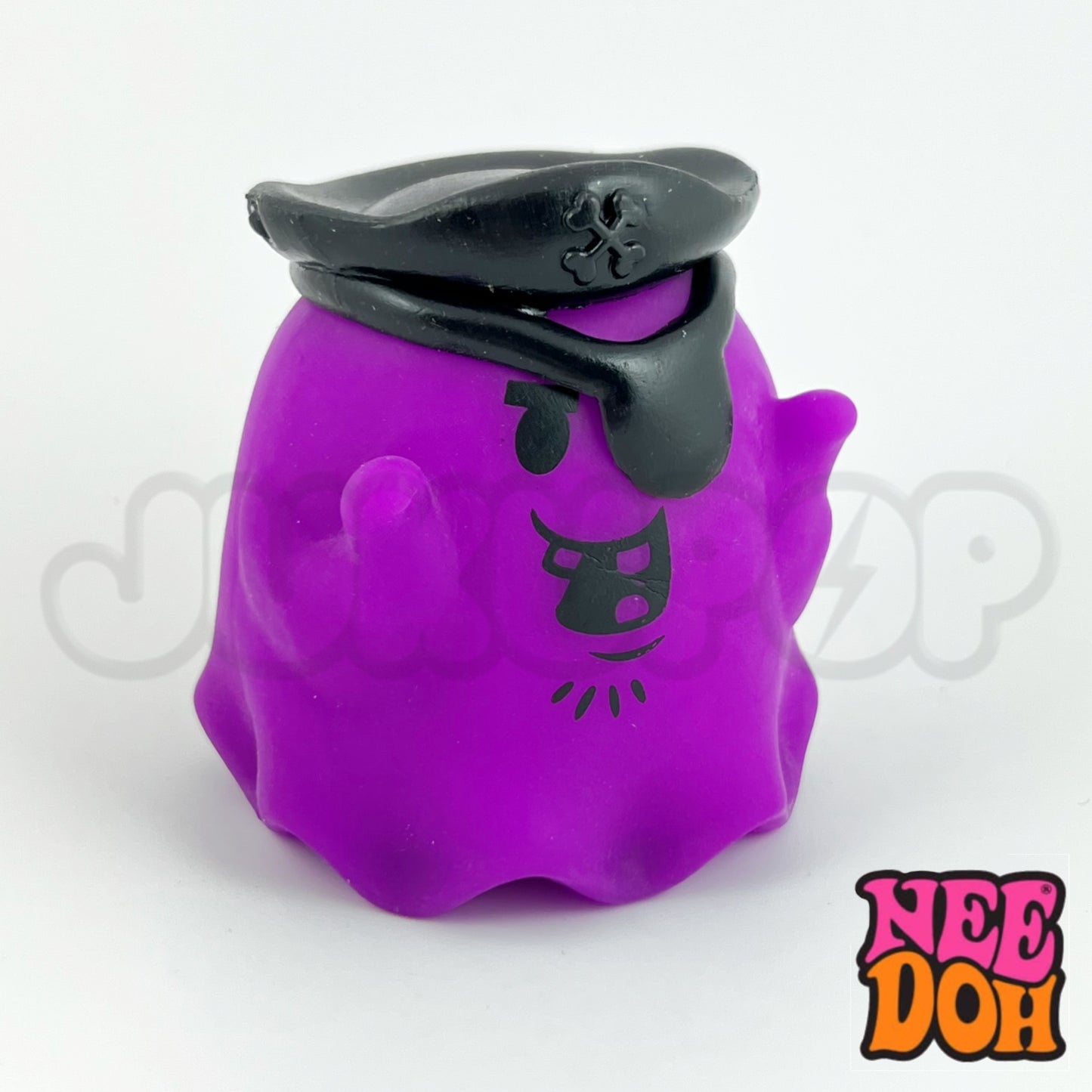 NeeDoh Glowy Ghost  Sensory Squish Fidget Toy - Halloween Glow in the Dark For ADHD, Autism & Anxiety Relief - Squishies