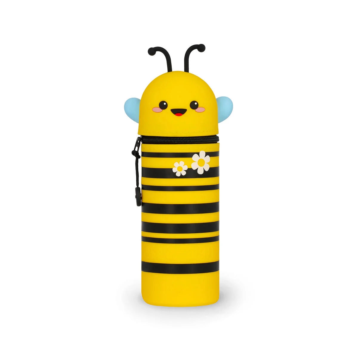 Legami Kawaii 2-in-1 Soft Silicone Pencil Case - Perfect for School and Office