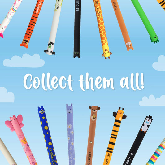 Legami Erasable Gel Pen Kawaii Cute -  Heat-Sensitive Ink