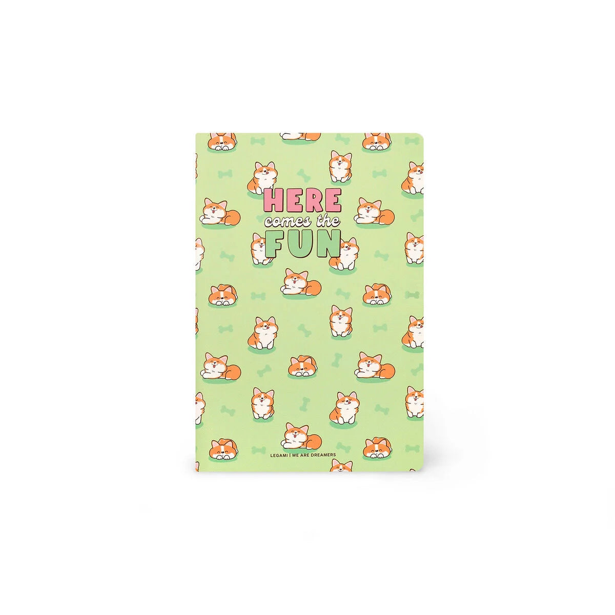 Legami A5 Lined Notebook - Ideal for Note-Taking - Teddy, Bee, Moth, Hedgehog, Flowers