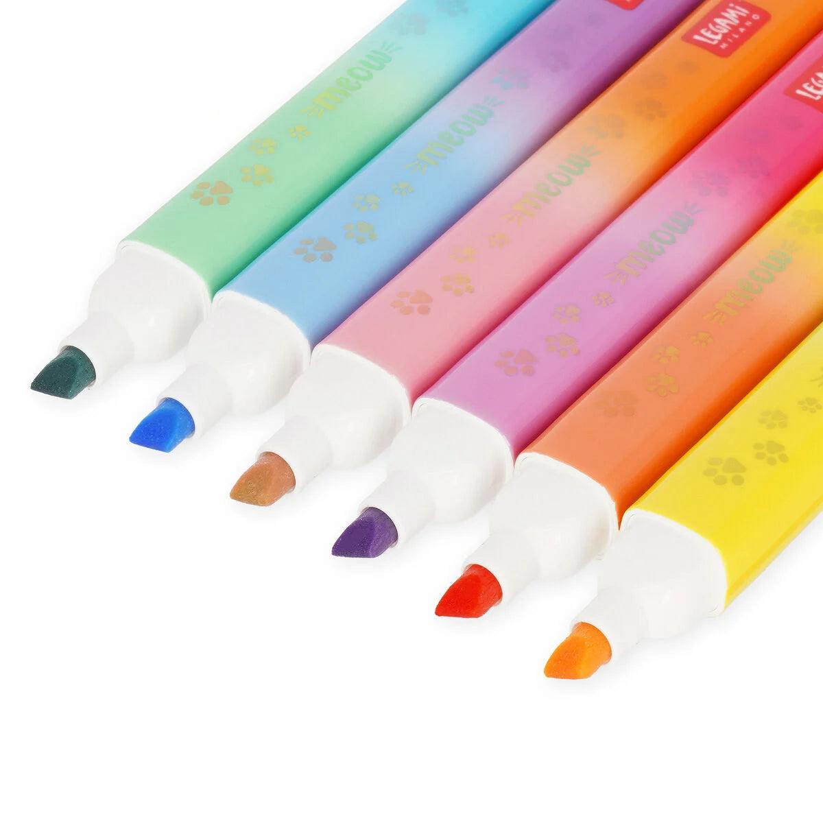 Legami Set of 6 Dual-Tip Highlighters
