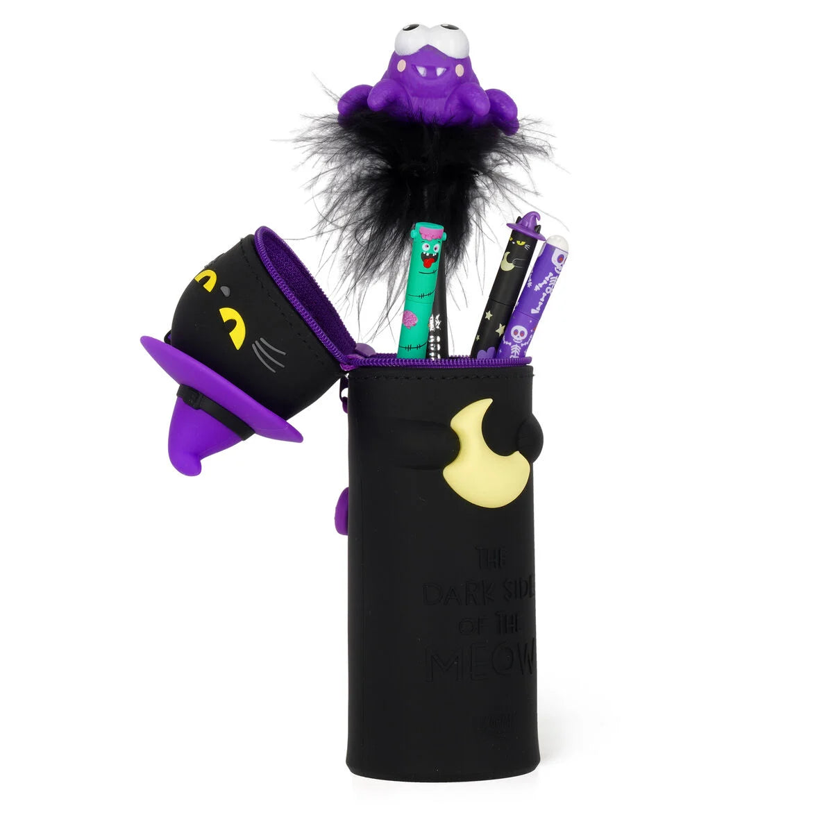 Legami Kawaii 2-in-1 Soft Silicone Pencil Case - Perfect for School and Office