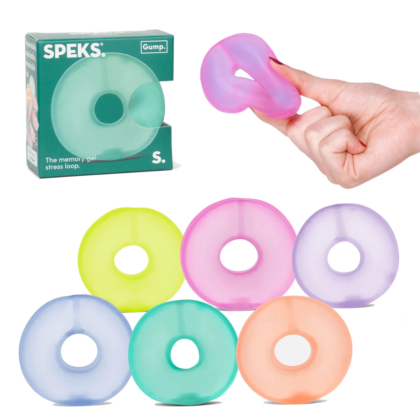 SPEKS Gump Loop - The Sugar Memory Gel Stress Ball Squishy Fidget Toy