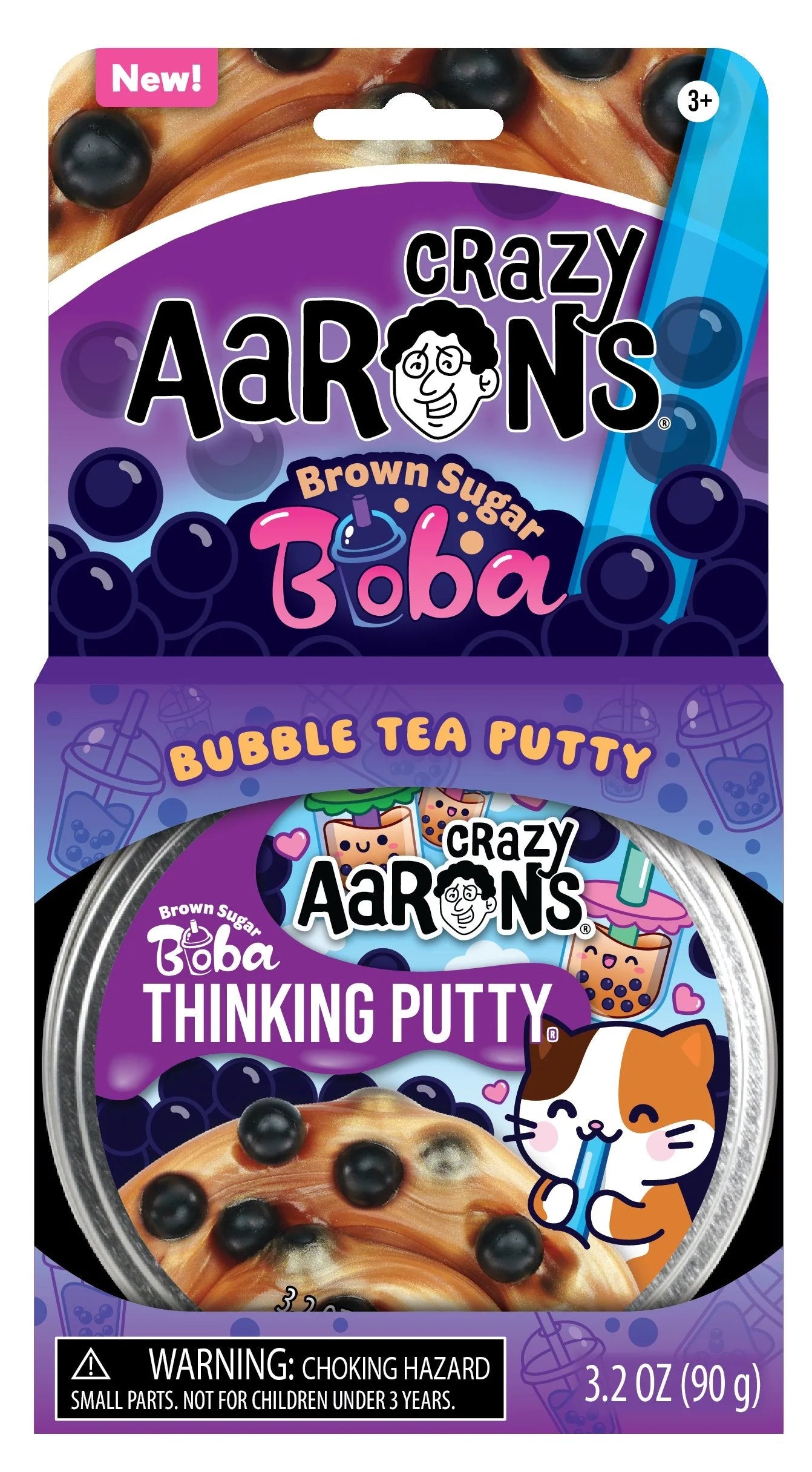 Crazy Aaron’s Thinking Putty 90g – Assorted Styles (Honey Hive, Kawaii Cute, Dino Scales & More)