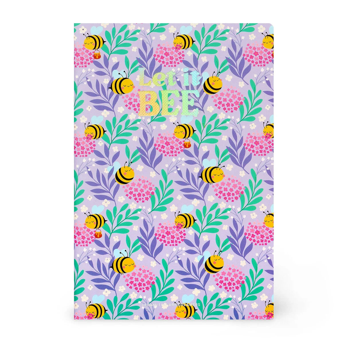 Legami Large Lined Notebook - B5 Sheet - 100 Lined Pages - FSC Certified Paper
