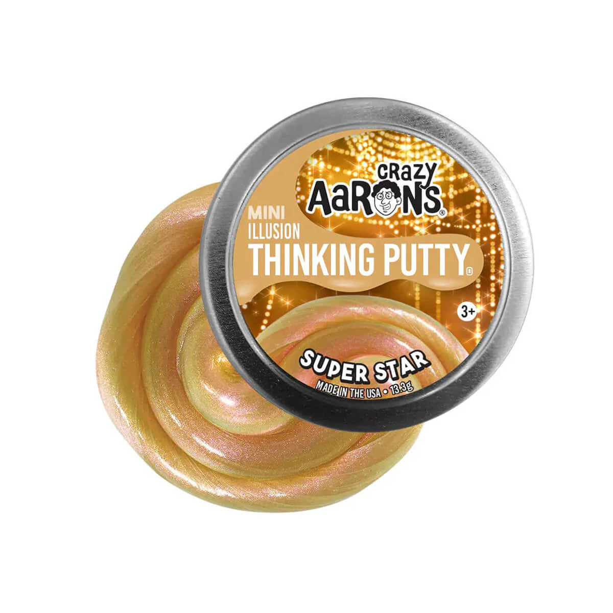 Crazy Aaron’s Thinking Putty Mini Tins 13.3g - Sensory Fidget Toy For Stress, Anxiety, Autism, ADHD