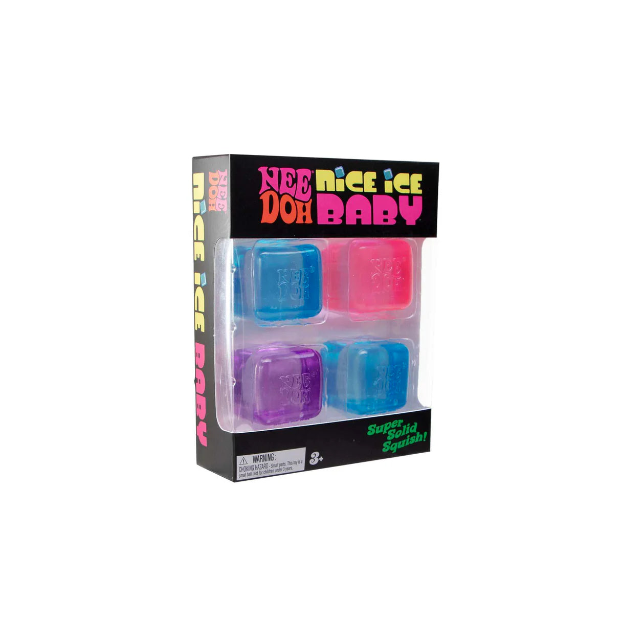 NeeDoh Nice Ice Baby Teenie Squishy Nice Cube 3.5cm - Sensory Squishy Fidget Toy For Stress Relief