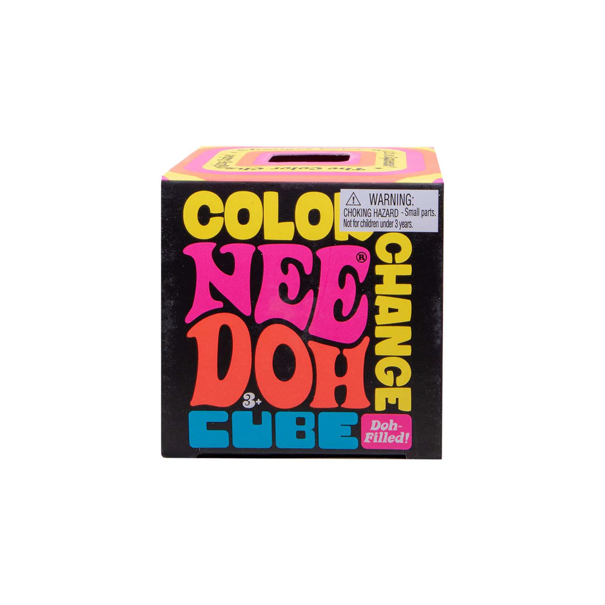NeeDoh Color Change Cube - Colour Changing Fidget Sensory Toy