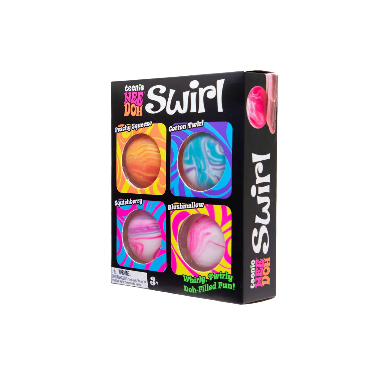 NeeDoh Teenie Swirl Multipack - Mini Squishy Stress Balls Sensory Toy Pack