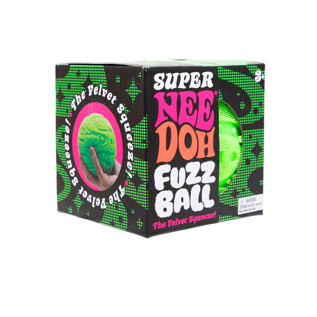 Super NeeDoh Fuzz Ball - Giant Fuzzy Stress Ball Sensory Toy