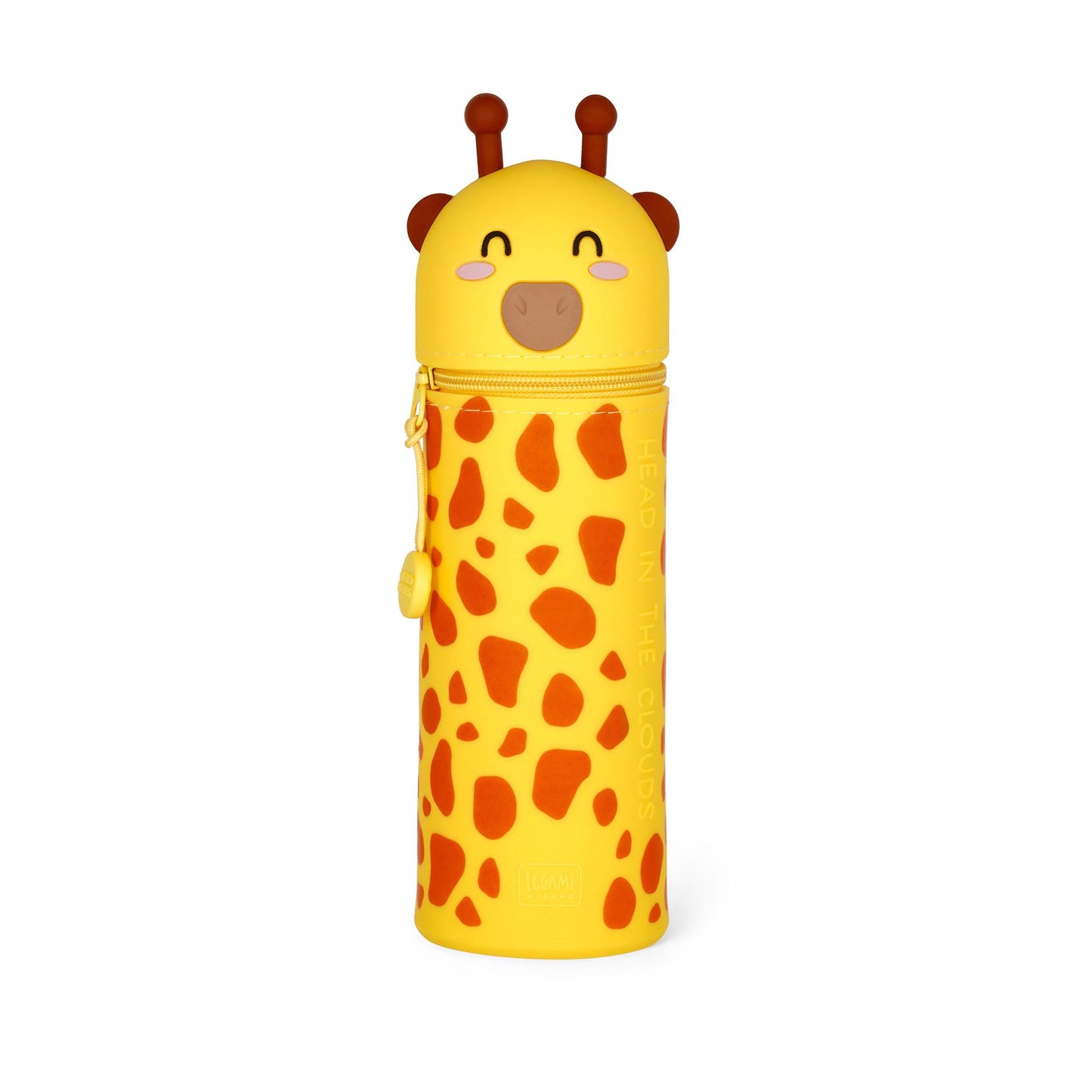 Legami Kawaii 2-in-1 Soft Silicone Pencil Case - Perfect for School and Office