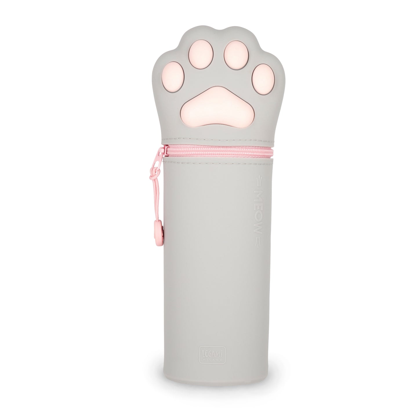 Legami Kawaii 2-in-1 Soft Silicone Pencil Case - Perfect for School and Office