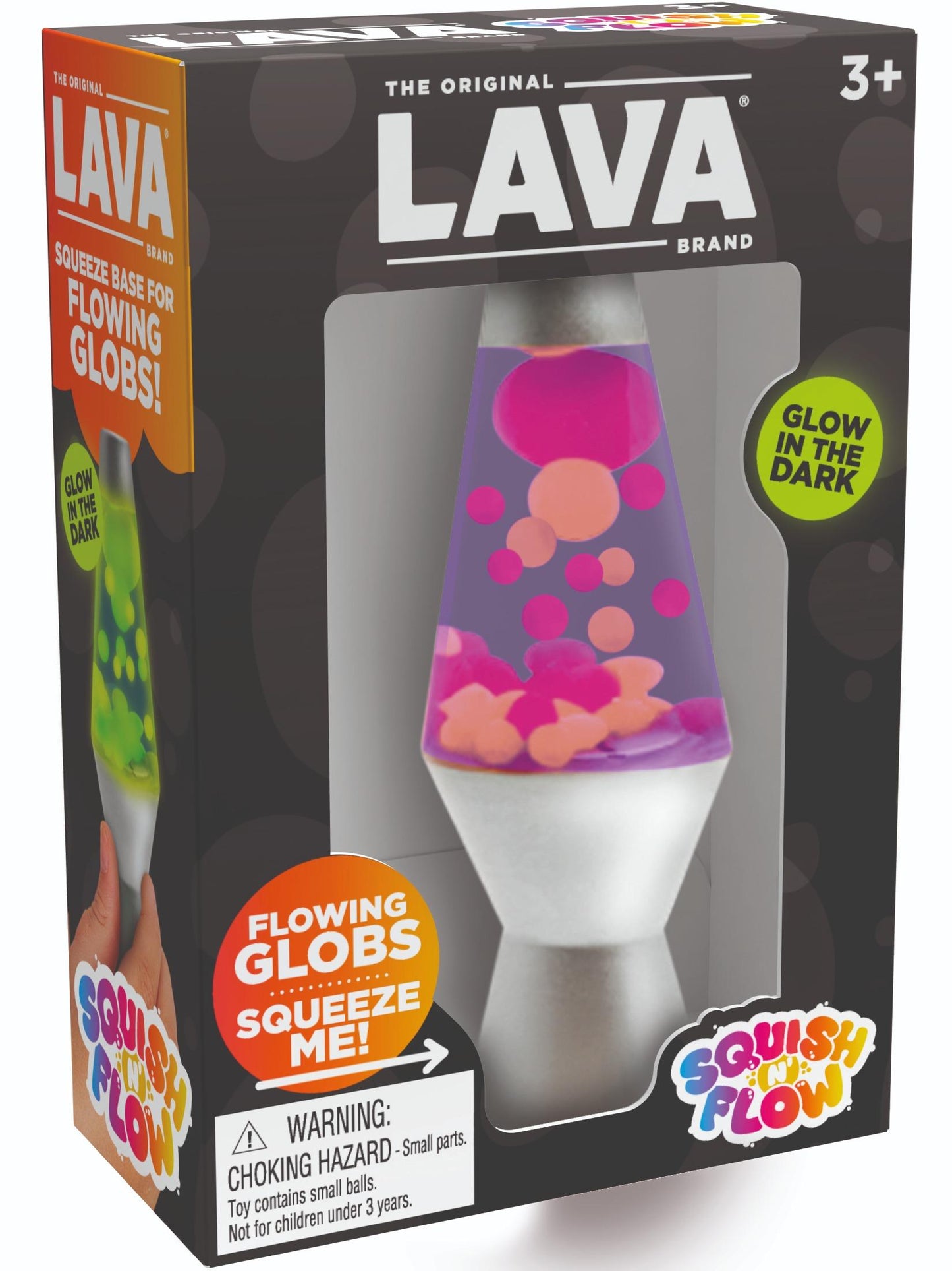 Lava Squish N Flow - Glow in the Dark Stress Relief Sensory Fidget Toy - Lava Lamp for Stress Relief