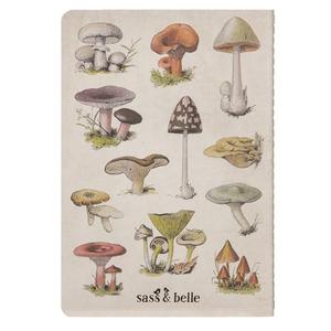 Sass & Belle Vintage Mushrooms A5 Notebook