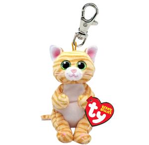 TY Keyring Plush Key Clips - Key Ring - Beanie Bellies Stuffed Animals - Cat, Dog, Otter, Unicorn