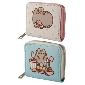 Pusheen Foodie Cat Zip Around Small Wallet Coin Purse