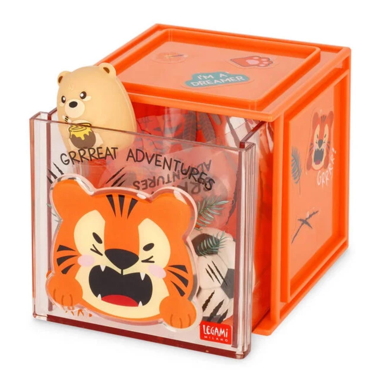 Legami Stackable Desk Storage Box - Cutie Cube
