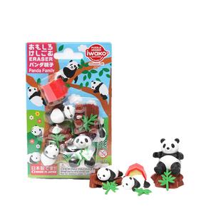 Iwako Puzzle Eraser Set Panda Family - Made in Japan! Kawaii