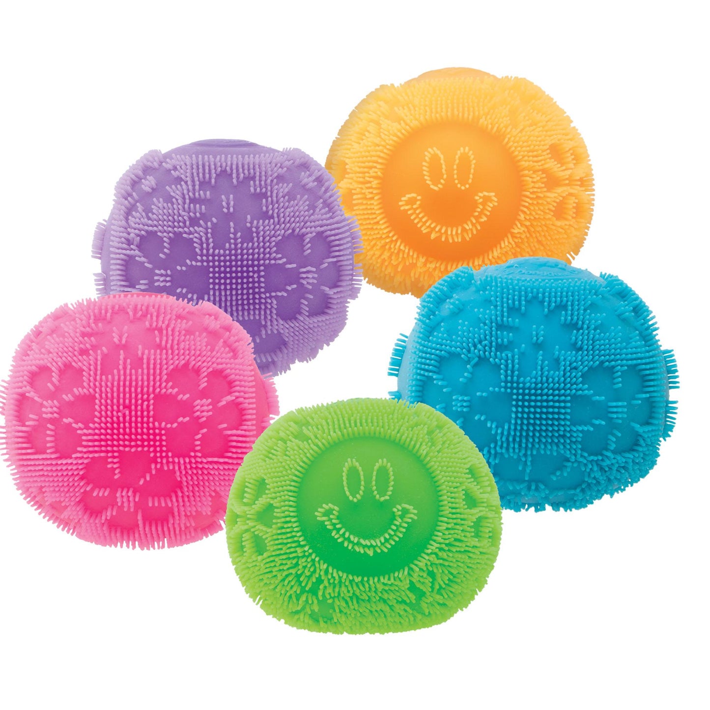 NeeDoh Fuzz Ball Flower Power Slow Rise Sensory Fidget Toy