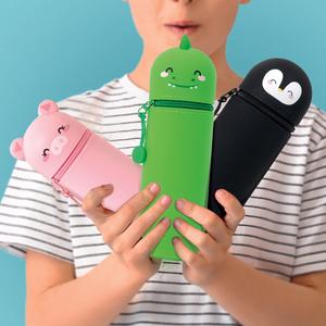 Legami Kawaii 2-in-1 Soft Silicone Pencil Case