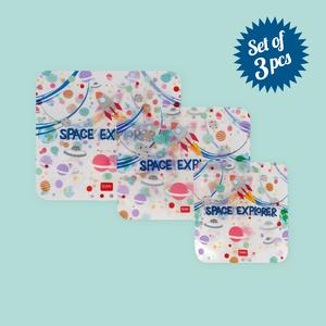 Legami Set of 3 Reusable Snack Bags