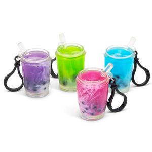 Scrunchems Bubble Tea Squishy Keychain Sensory Fidget Toy ADHD