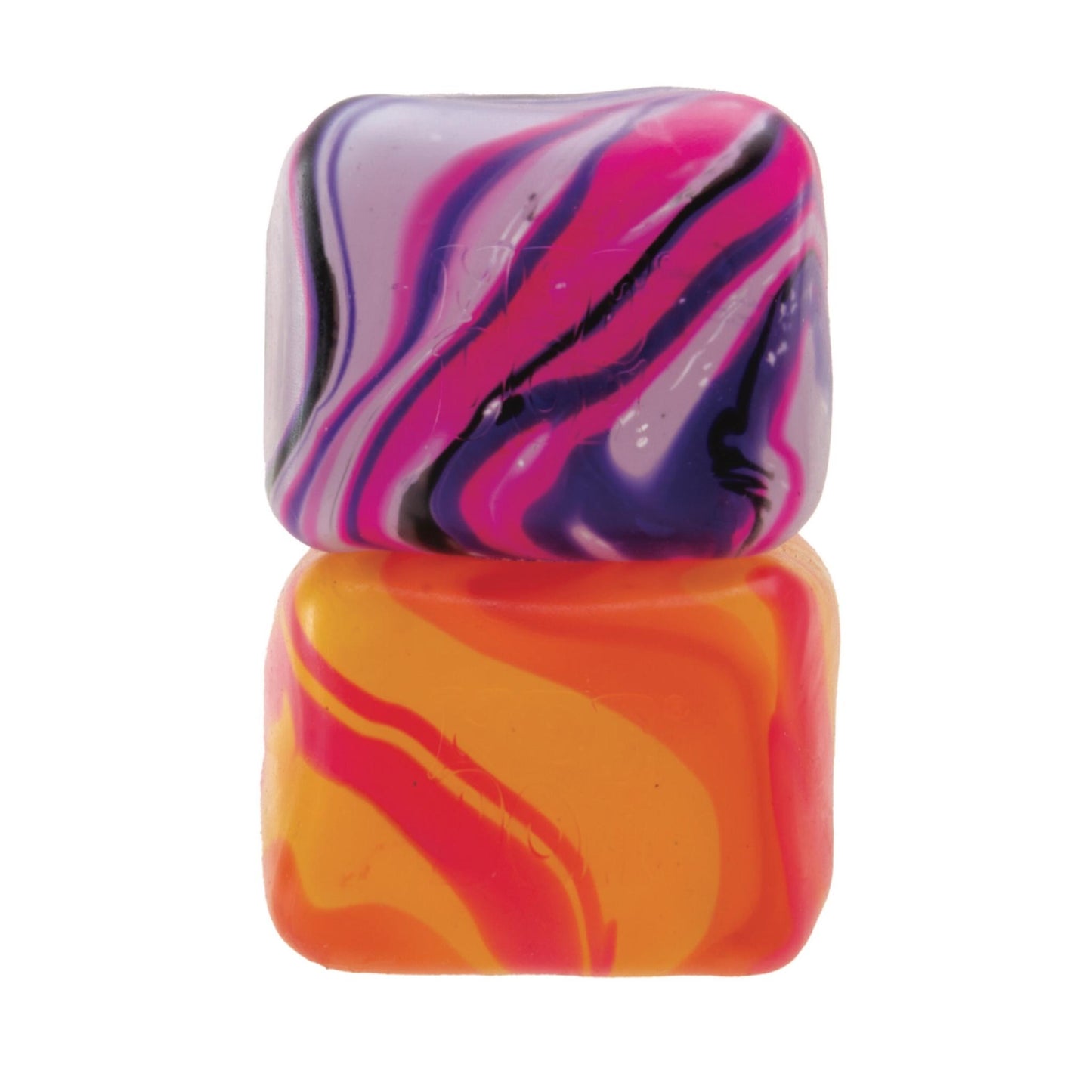 Needoh Nice Cube Swirl Squishy Fidget Toy for Stress, Anxiety, ADHD & Autism
