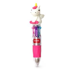 Legami Mini 4-Colour Ballpoint Pen - Dinosaur or Unicorn