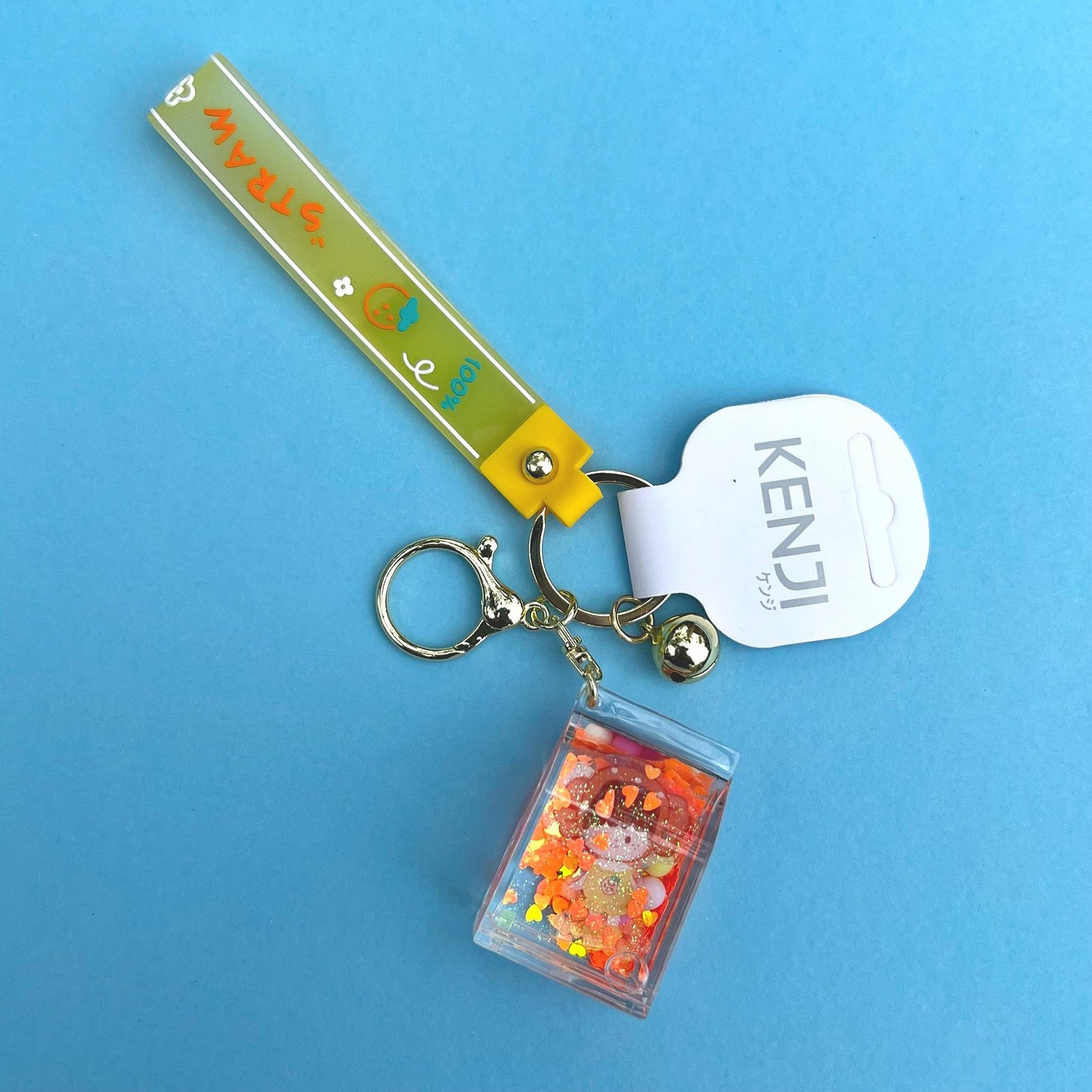Kenji Bubble Tea Character Sensory Kawaii Keyring