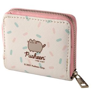 Pusheen Foodie Cat Zip Around Small Wallet Coin Purse