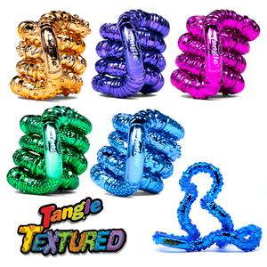 Tangle Sensory Fidget Toy - Classic, Metallic, Textured, Fuzzies, Glow in the Dark, Colour Change, Furry