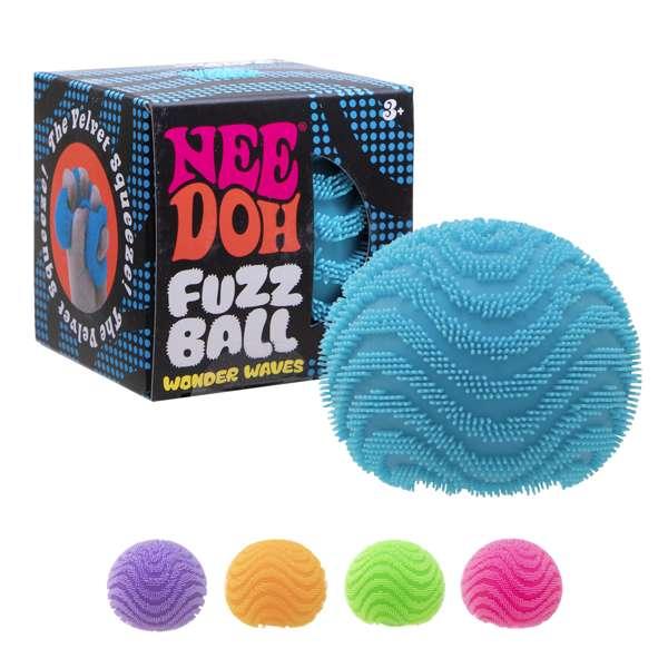 NeeDoh Fuzz Ball Wonder Slow Rise Waves Sensory Fidget Toy